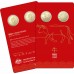 AUSTRALIA 2021 . 2 x ONE 1 DOLLAR COIN SET . LUNAR NEW YEAR